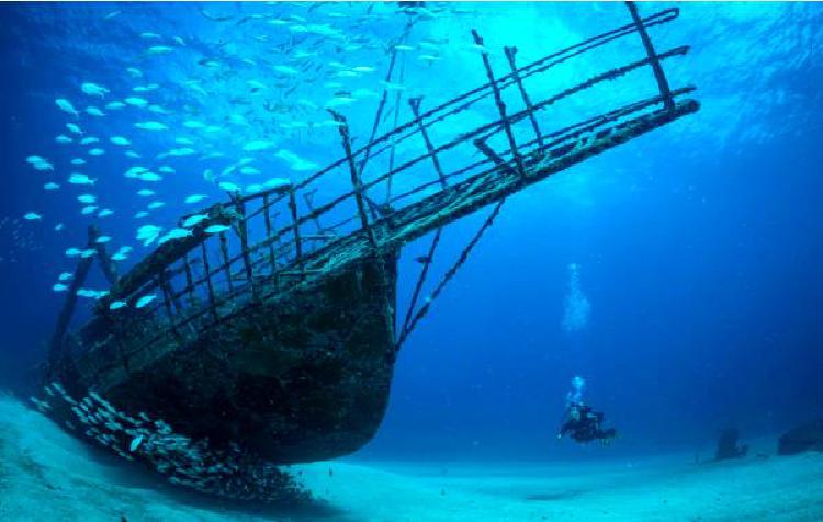 Исследуем подводный мир кладбищ кораблекрушений